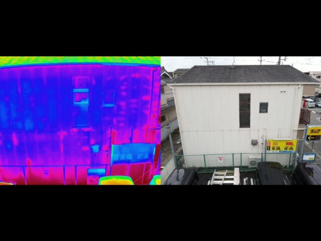 建物外観または建物診断の様子